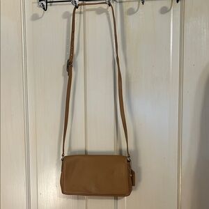 Coach Tan Leather Crossbody Bag
